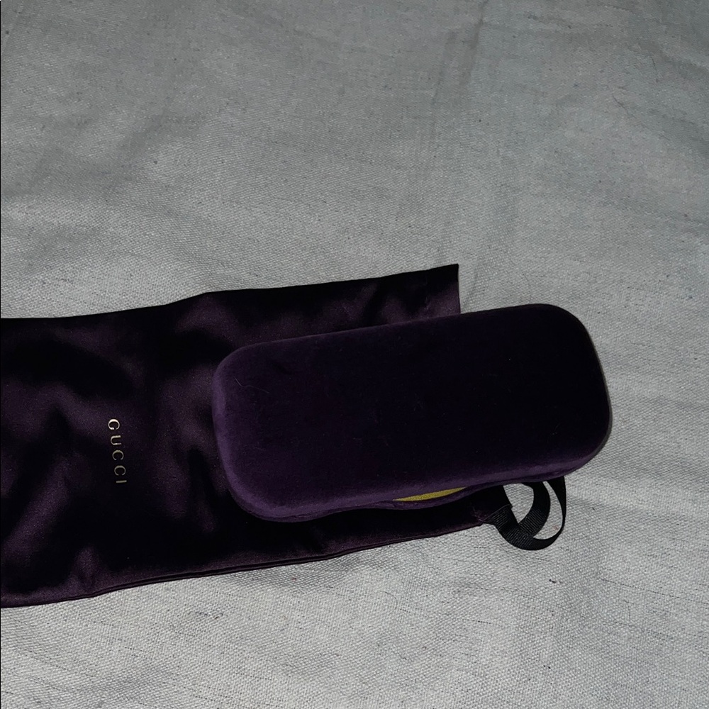 Gucci Black and Gold Eyeglasses with Case - Picture 13 of 13
